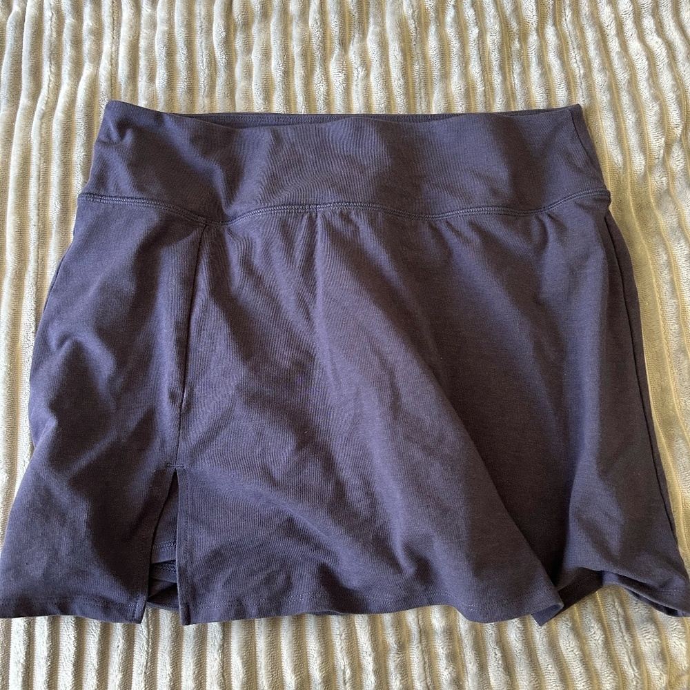 Old Navy | Powerchill High Waisted Athletic Skort | Navy | Sz. L